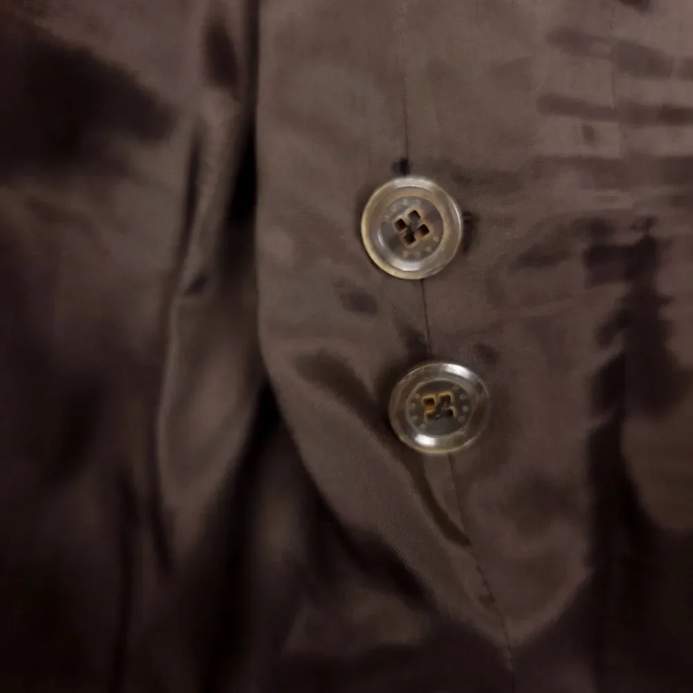 Hugo Boss Brown Fitted Two Button Blazer